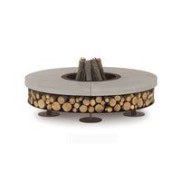 Ercole Outdoor Wood-Burning Fire Pit, Concrete | AK47 DesignArt | JANGEORGe Interior Design