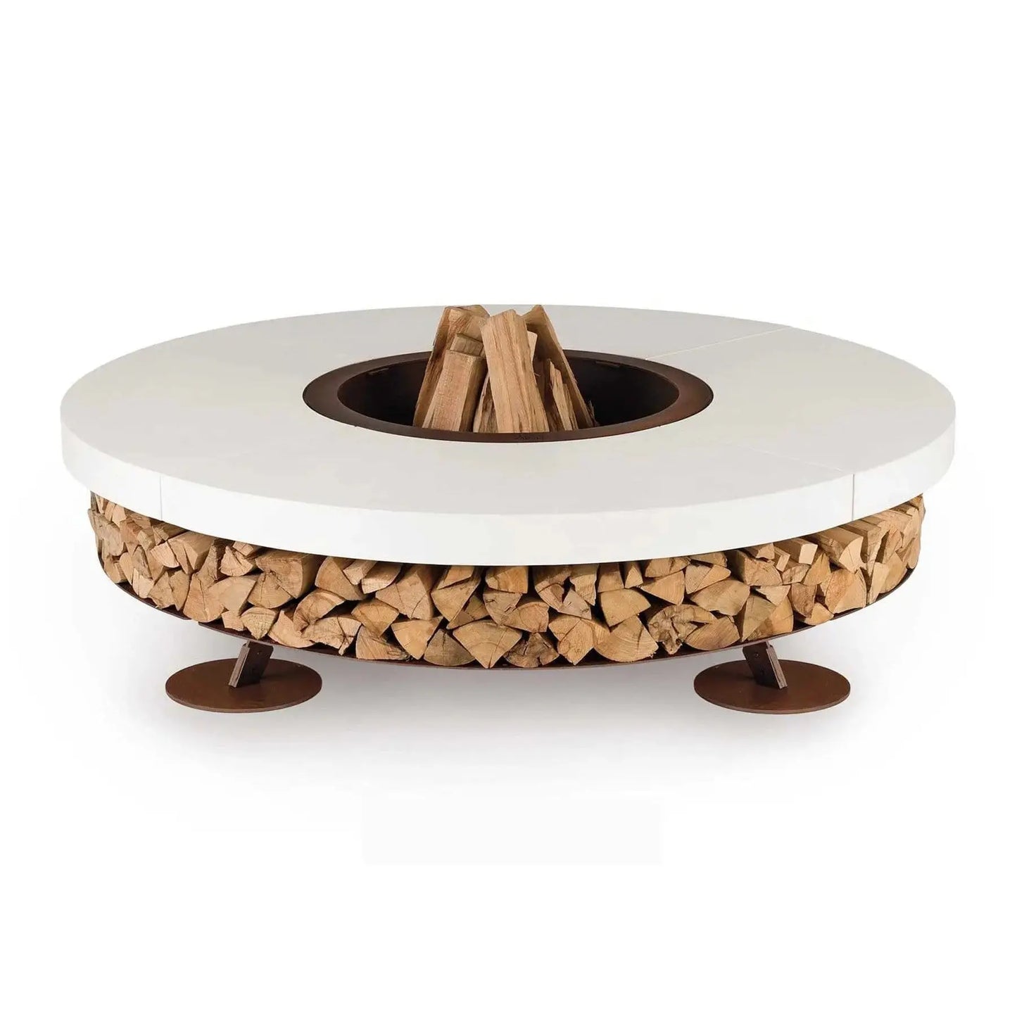 Ercole Outdoor Wood-Burning Fire Pit, Concrete | AK47 DesignArt | JANGEORGe Interior Design