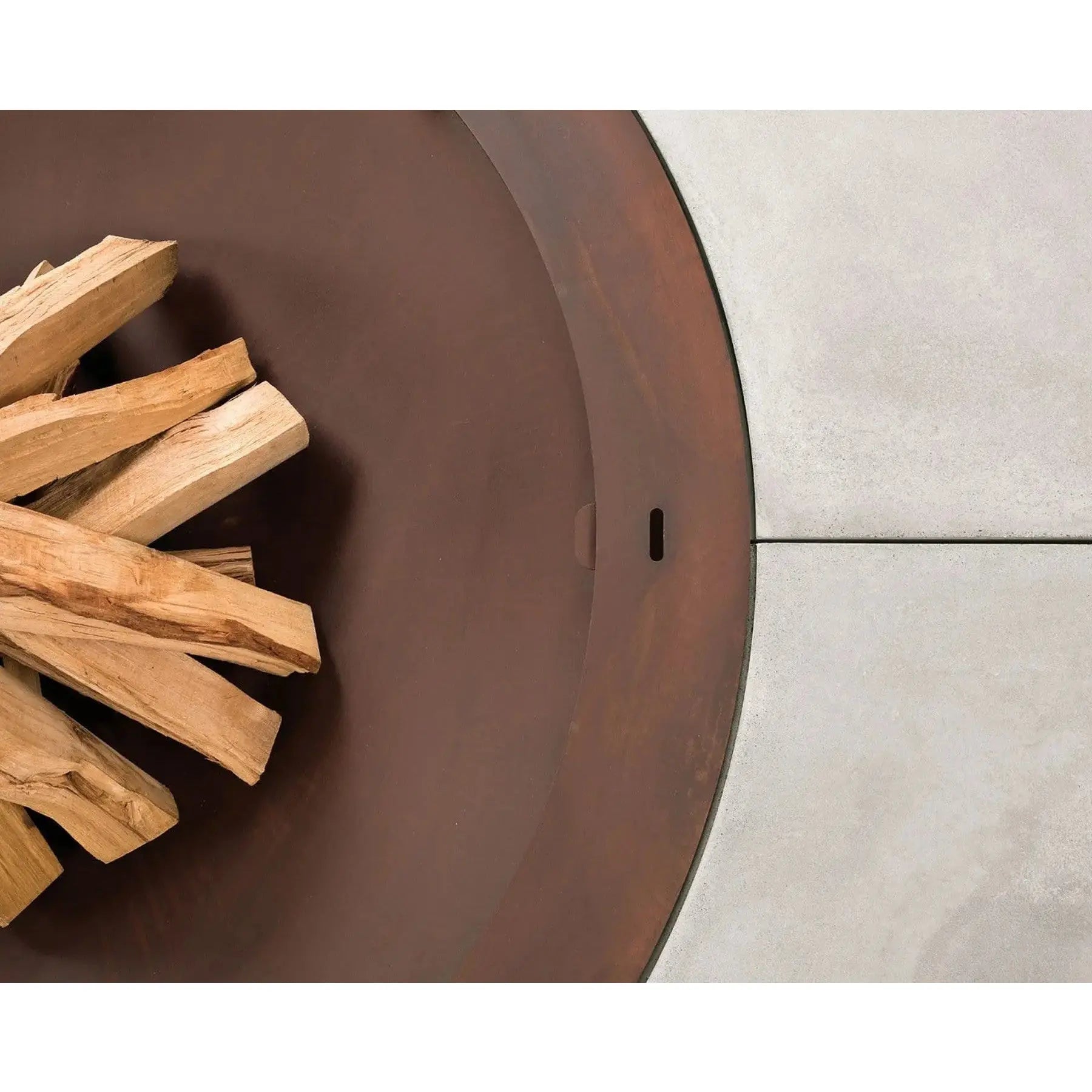Ercole Outdoor Wood-Burning Fire Pit, Concrete | AK47 DesignArt | JANGEORGe Interior Design