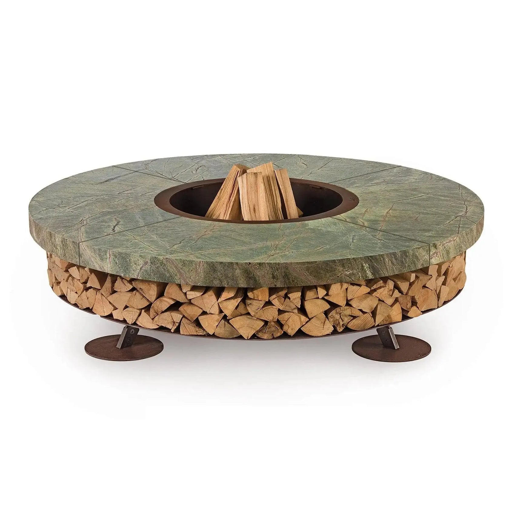 Ercole Outdoor Wood-Burning Fire Pit, Marble | AK47 DesignArt | JANGEORGe Interior Design