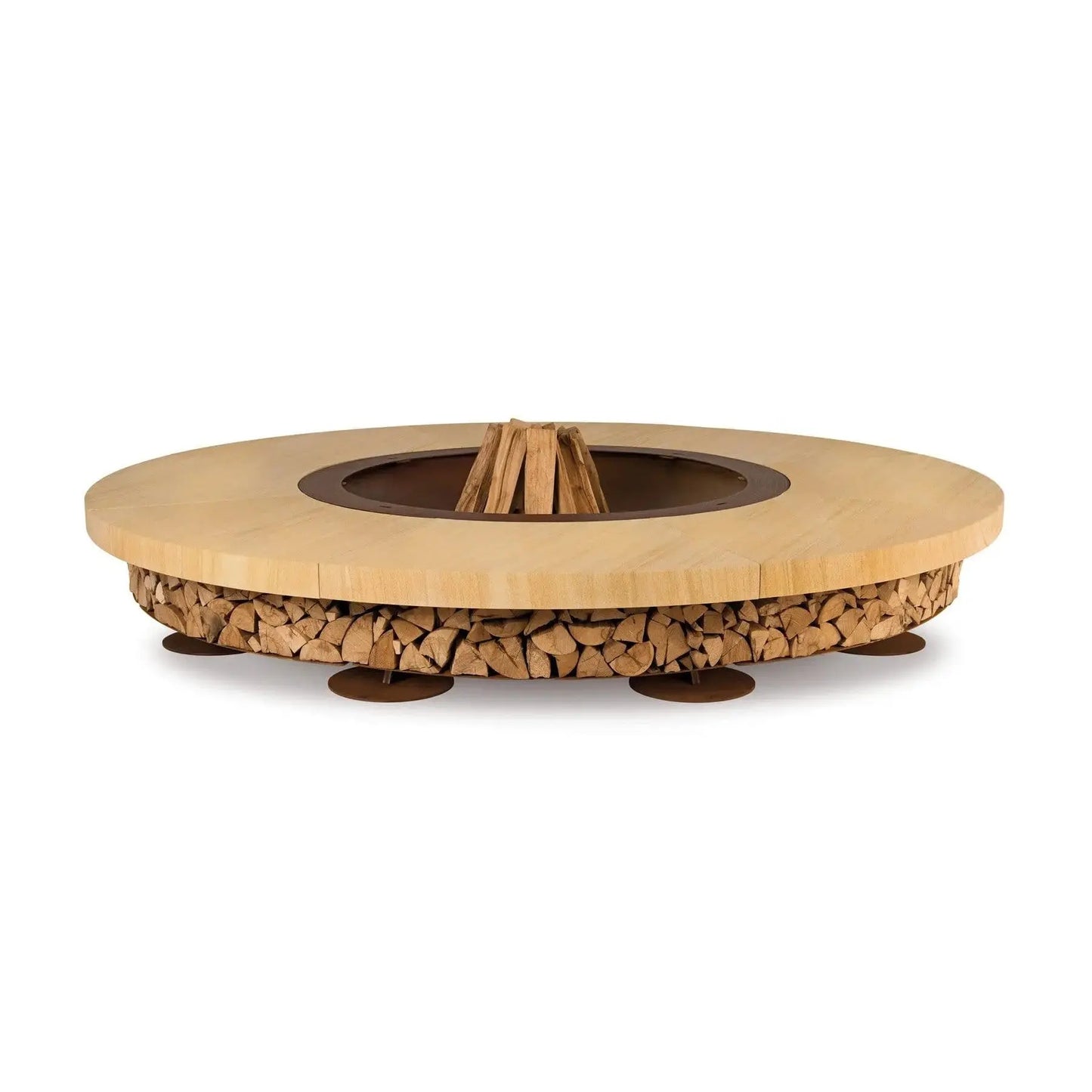 Ercole Outdoor Wood-Burning Fire Pit, Marble | AK47 DesignArt | JANGEORGe Interior Design