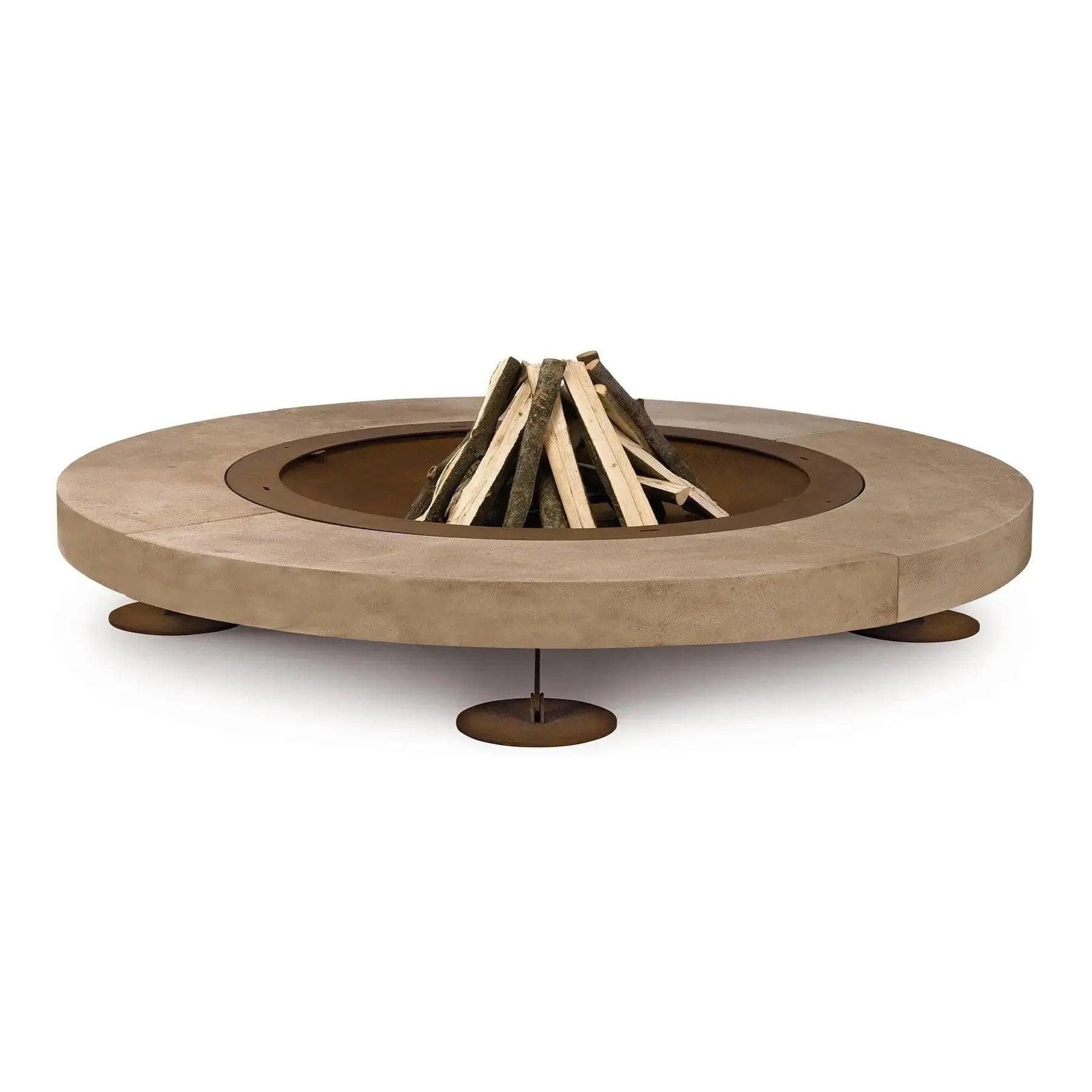 Rondo Wood-Burning Outdoor Fire Pit | AK47 DesignArt | JANGEORGe Interior Design
