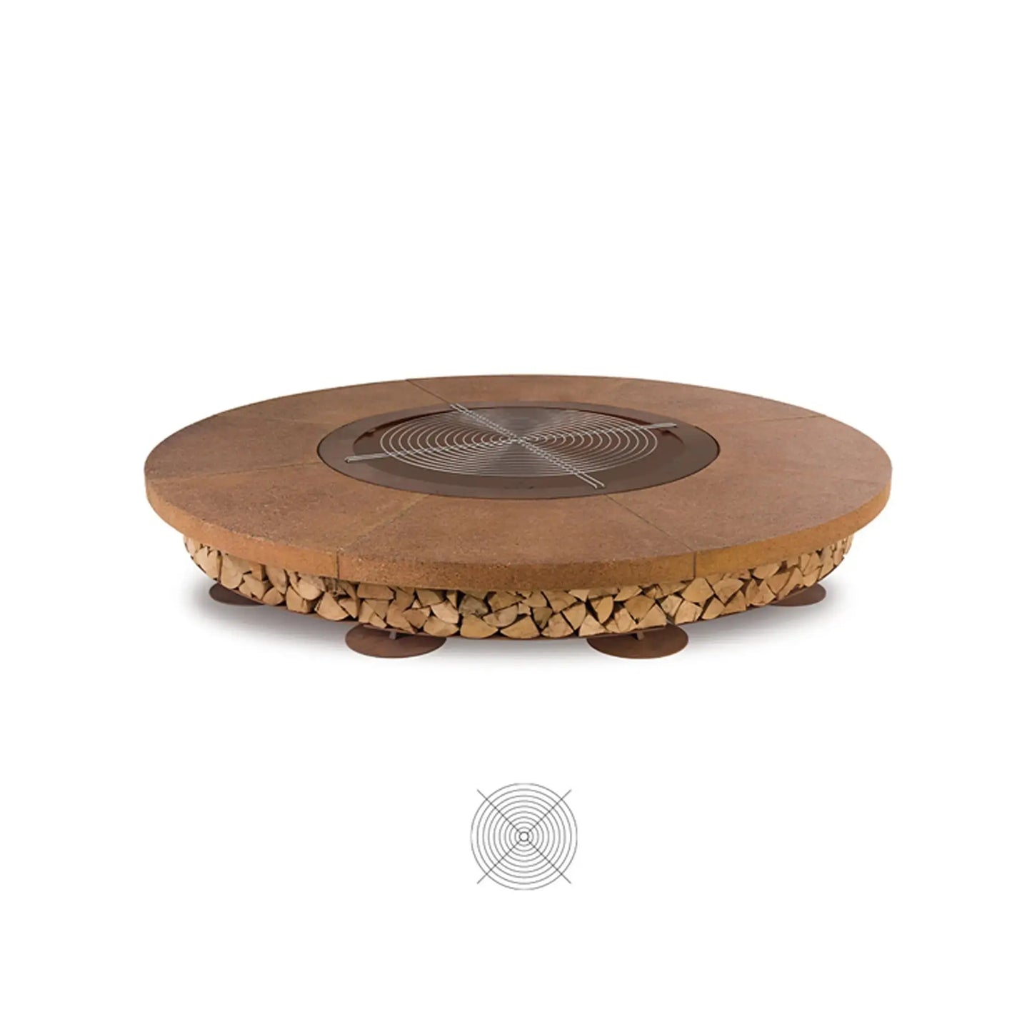 Outdoor Wood-Burning Fire Pit Accessories, Grill | AK47 DesignArt | JANGEORGe Interior Design