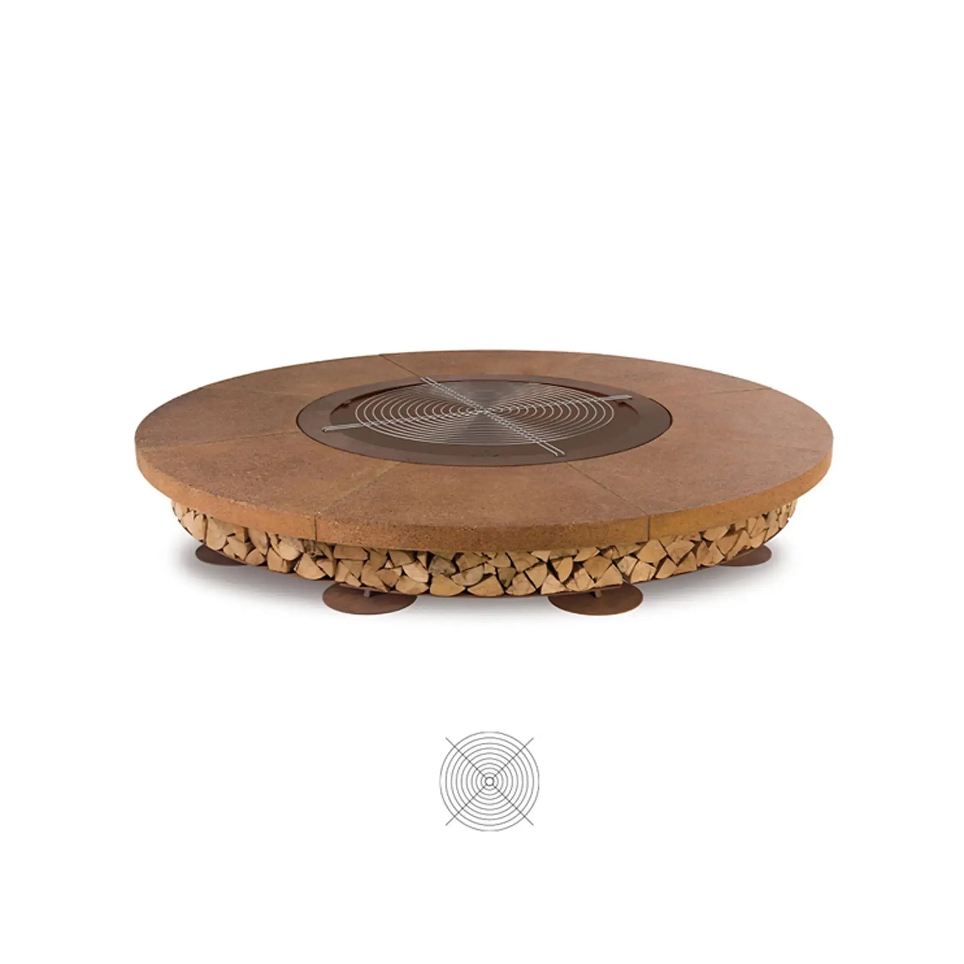 Outdoor Wood-Burning Fire Pit Accessories, Grill | AK47 DesignArt | JANGEORGe Interior Design