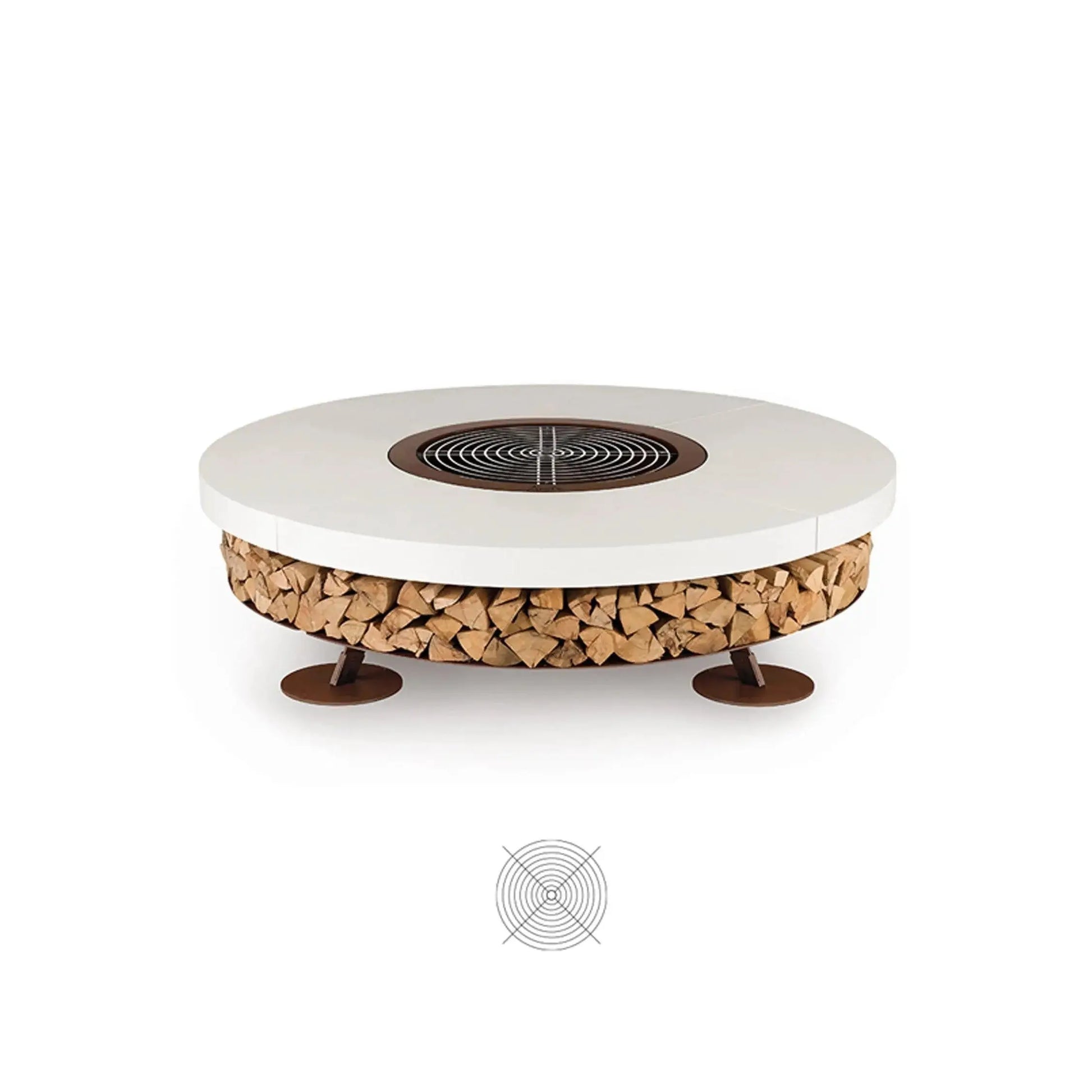 Outdoor Wood-Burning Fire Pit Accessories, Grill | AK47 DesignArt | JANGEORGe Interior Design