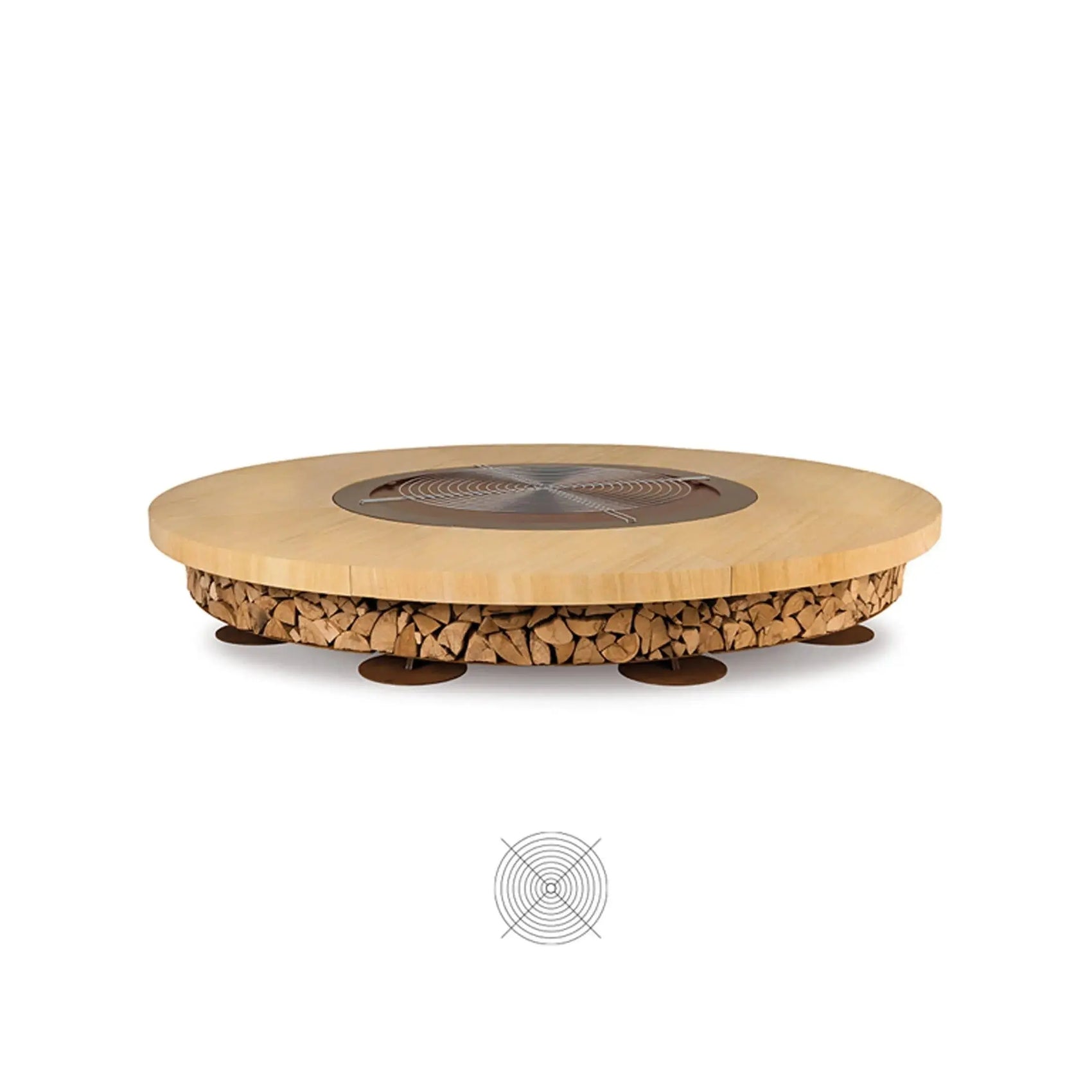 Outdoor Wood-Burning Fire Pit Accessories, Grill | AK47 DesignArt | JANGEORGe Interior Design