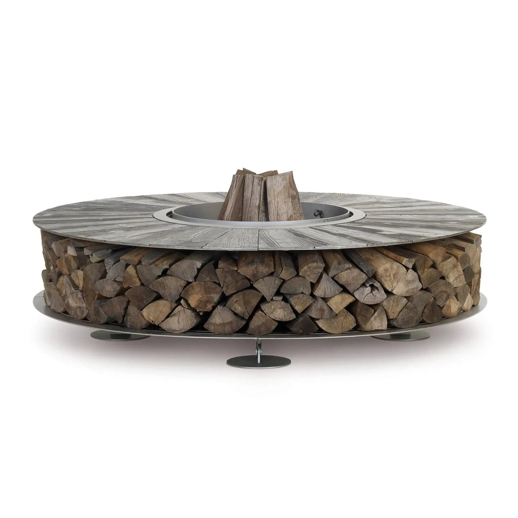 Zero Wood-Burning Outdoor Fire Pit, Texture Collection | AK47 DesignArt | JANGEORGe Interior Design