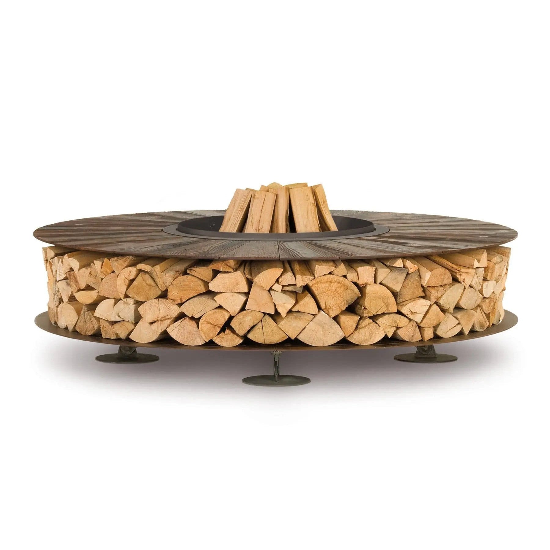 Zero Wood-Burning Outdoor Fire Pit, Texture Collection | AK47 DesignArt | JANGEORGe Interior Design