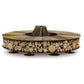 Zero Wood-Burning Outdoor Fire Pit, Texture Collection | AK47 DesignArt | JANGEORGe Interior Design