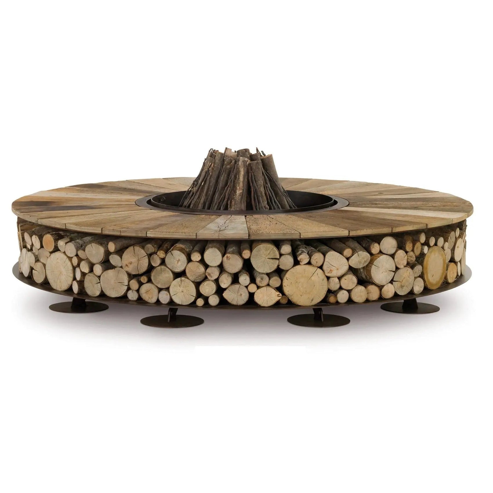 Zero Wood-Burning Outdoor Fire Pit, Texture Collection | AK47 DesignArt | JANGEORGe Interior Design