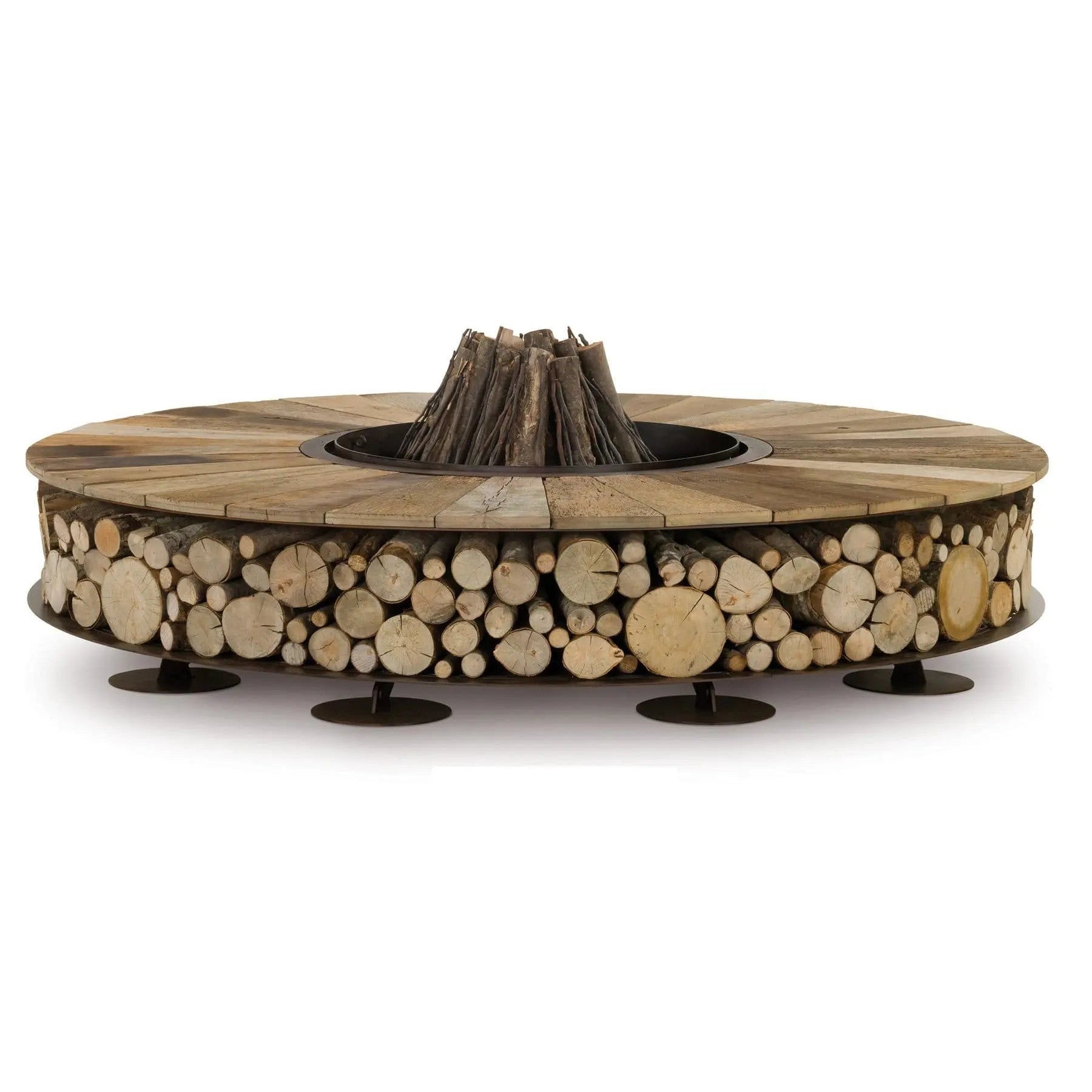 Zero Wood-Burning Outdoor Fire Pit, Texture Collection | AK47 DesignArt | JANGEORGe Interior Design