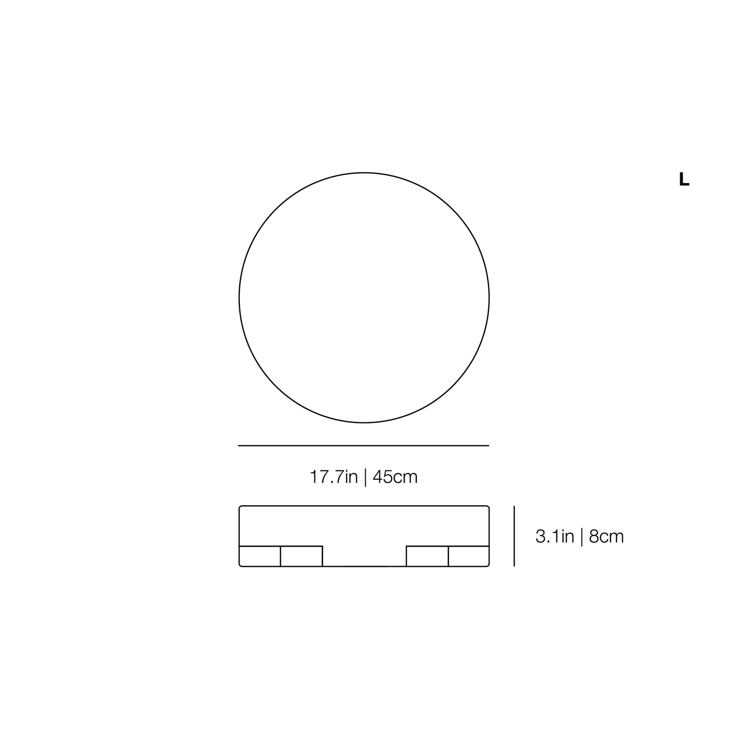Disk Tray Wood | Arno DeClercq | JANGEORGe Interior Design