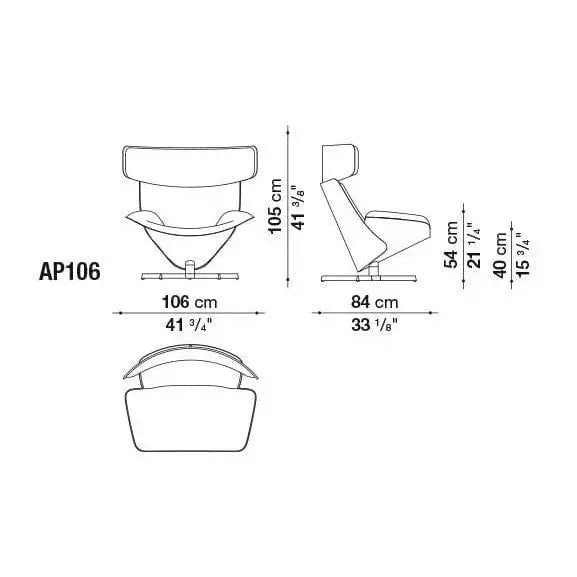 Almora Armchair | B&B Italia | JANGEORGe Interior Design
