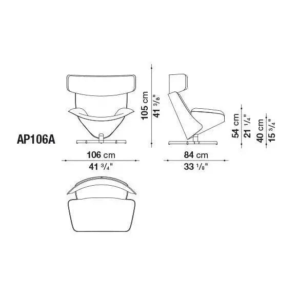 Almora Armchair | B&B Italia | JANGEORGe Interior Design
