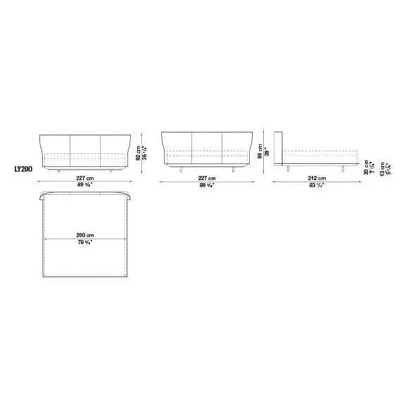 Alys Bed | B&B Italia | JANGEORGe Interior Design
