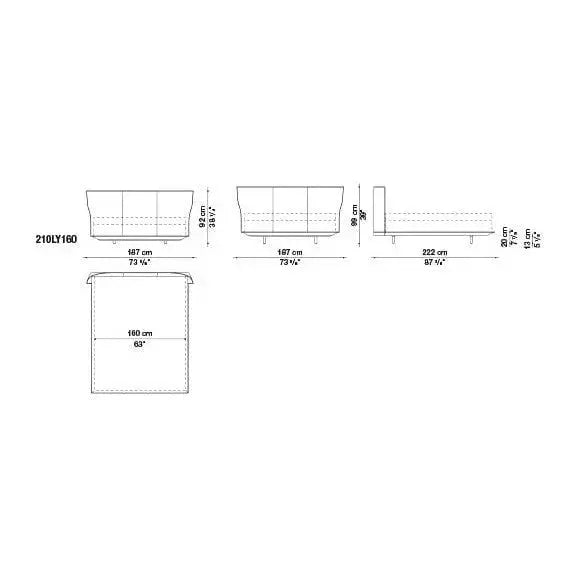 Alys Bed | B&B Italia | JANGEORGe Interior Design