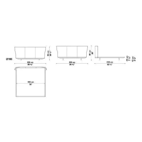 Alys Bed | B&B Italia | JANGEORGe Interior Design