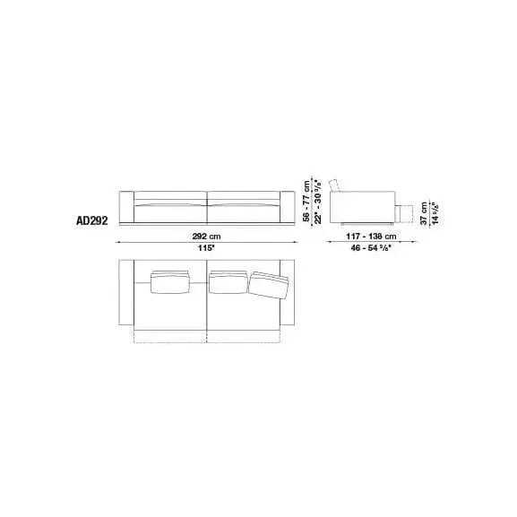 Andy '13 Sofa | B&B Italia | JANGEORGe Interior Design