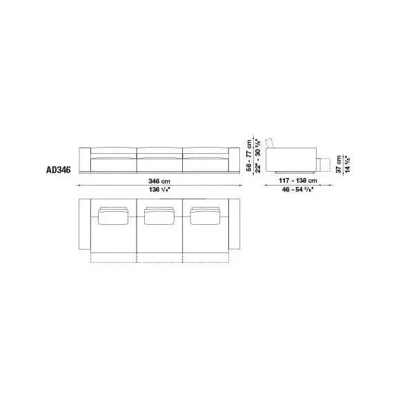 Andy '13 Sofa | B&B Italia | JANGEORGe Interior Design