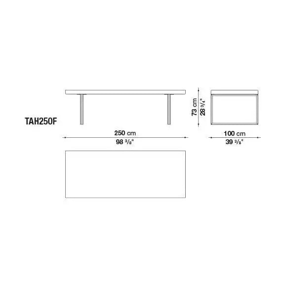 Athos '12 Table | B&B Italia | JANGEORGe Interior Design