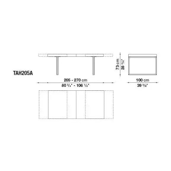 Athos '12 Table | B&B Italia | JANGEORGe Interior Design