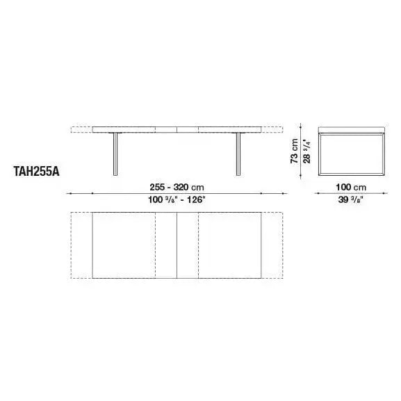 Athos '12 Table | B&B Italia | JANGEORGe Interior Design
