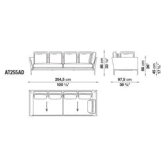 B&B Atoll Sofa | B&B Italia | JANGEORGe Interior Design
