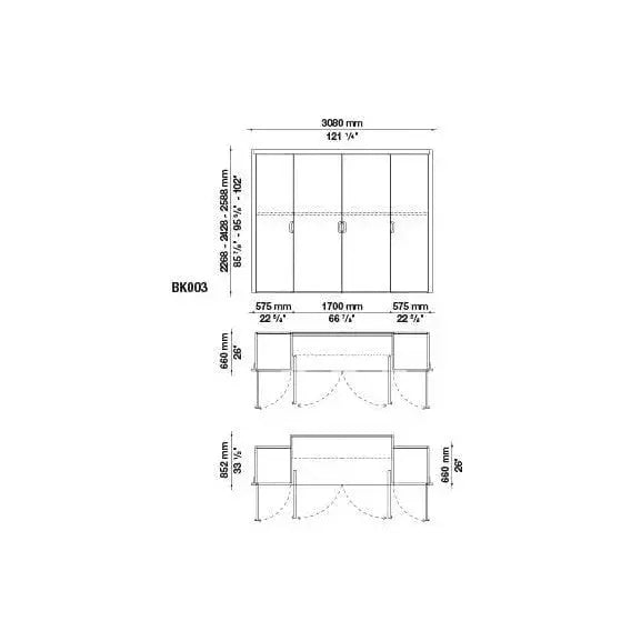 Backstage Wardrobe | B&B Italia | JANGEORGe Interior Design