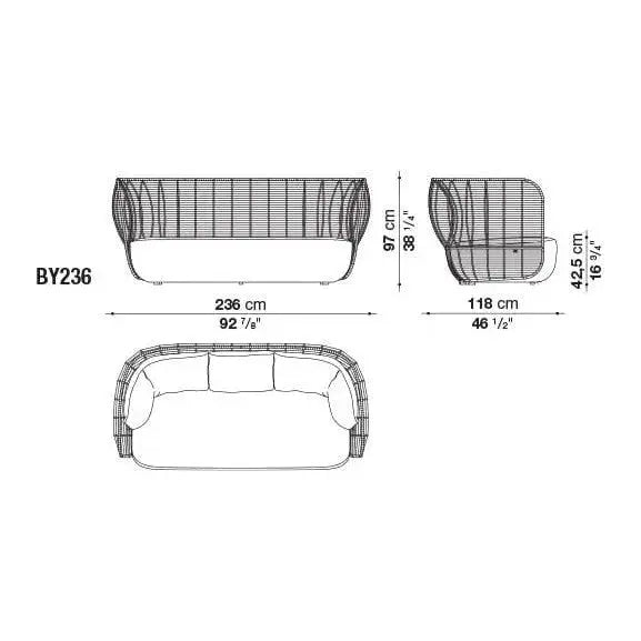 Bay Outdoor Sofa | B&B Italia | JANGEORGe Interior Design