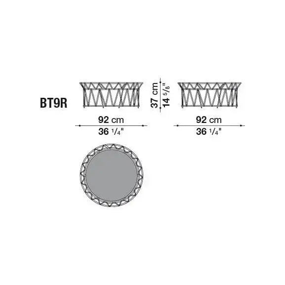 Butterfly Outdoor Small Table | B&B Italia | JANGEORGe Interior Design