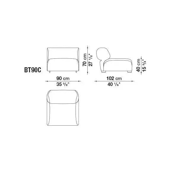 Butterfly Sofa | B&B Italia | JANGEORGe Interior Design