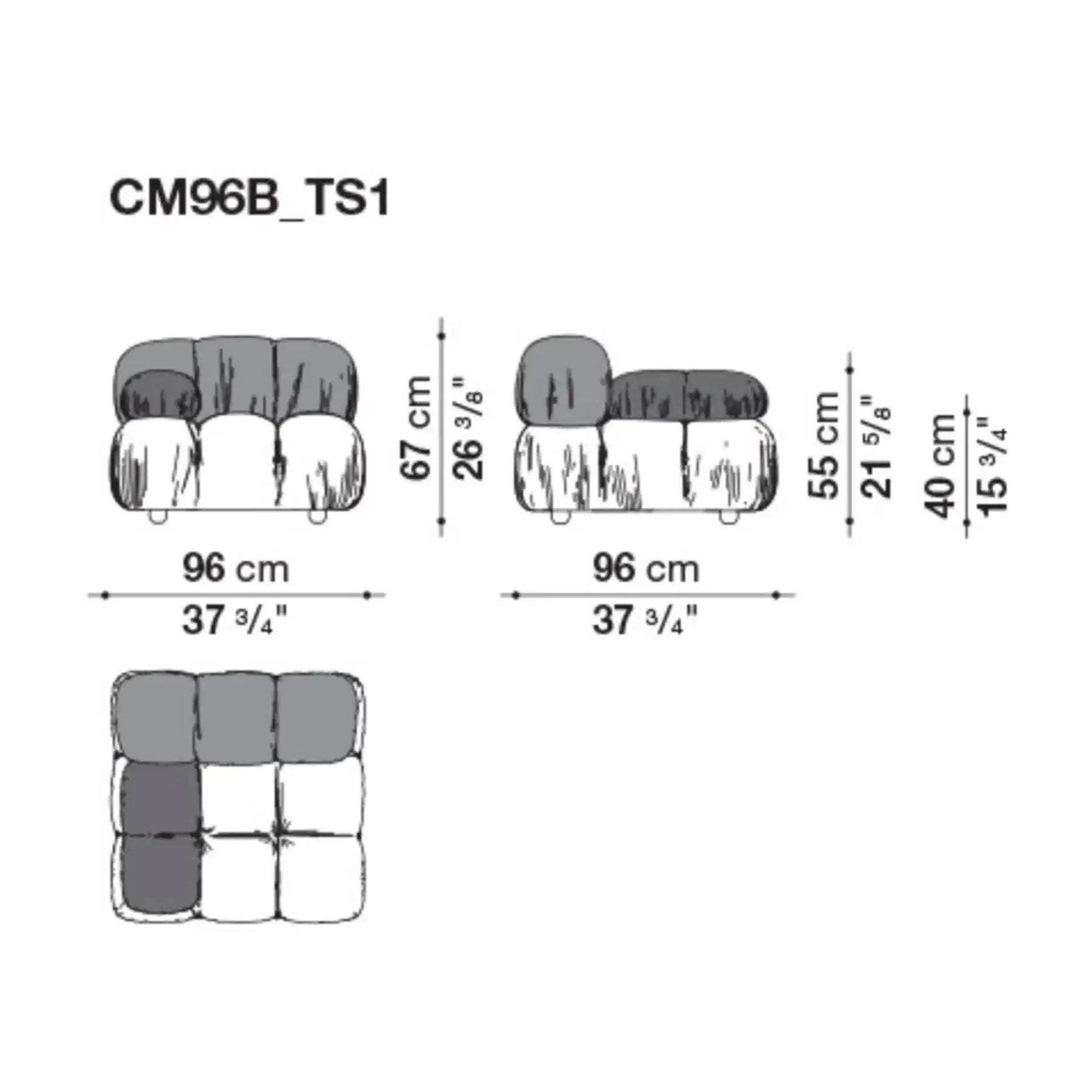 Camaleonda Sofa by B&B Italia, Mario Bellini | B&B Italia | JANGEORGe Interior Design