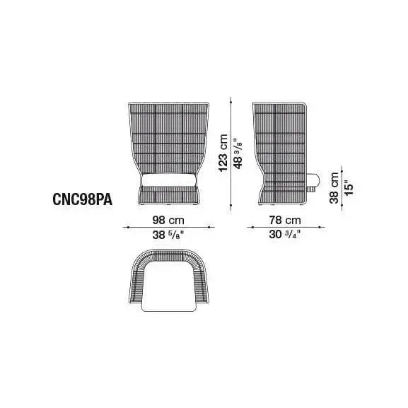 Canasta '13 Armchair | B&B Italia | JANGEORGe Interior Design