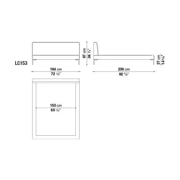 Charles Bed | B&B Italia | JANGEORGe Interior Design