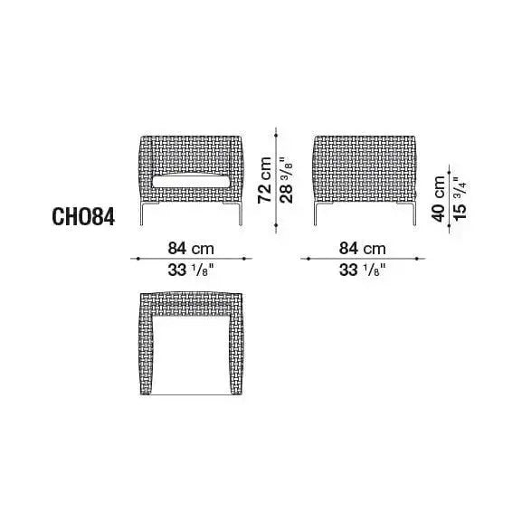 Charles Outdoor Armchair | B&B Italia | JANGEORGe Interior Design