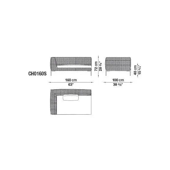 Charles Outdoor Sofa | B&B Italia | JANGEORGe Interior Design