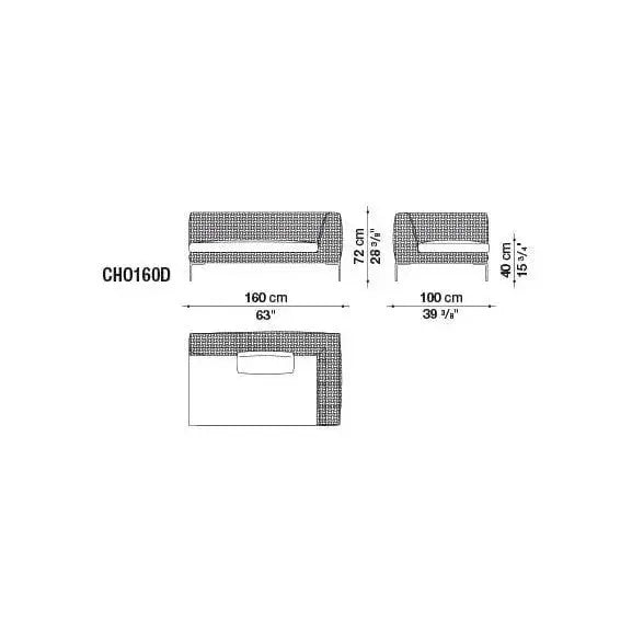 Charles Outdoor Sofa | B&B Italia | JANGEORGe Interior Design