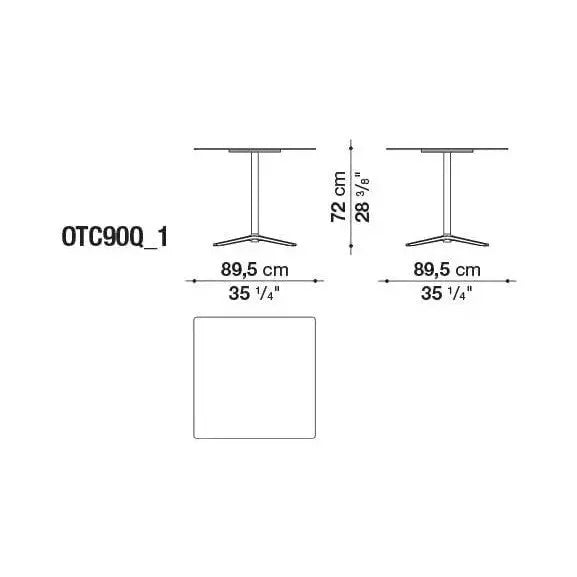 Cosmos Outdoor Small Table | B&B Italia | JANGEORGe Interior Design