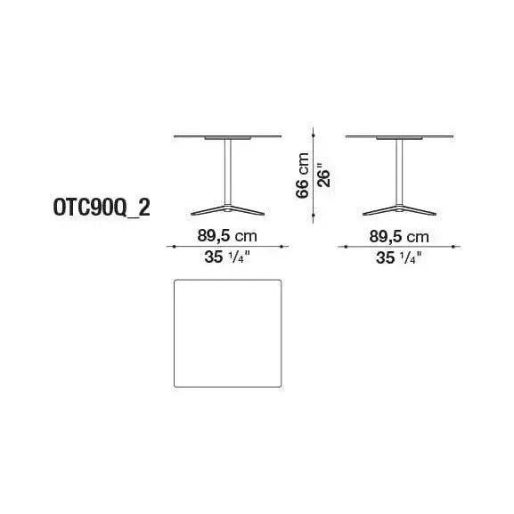 Cosmos Outdoor Small Table | B&B Italia | JANGEORGe Interior Design