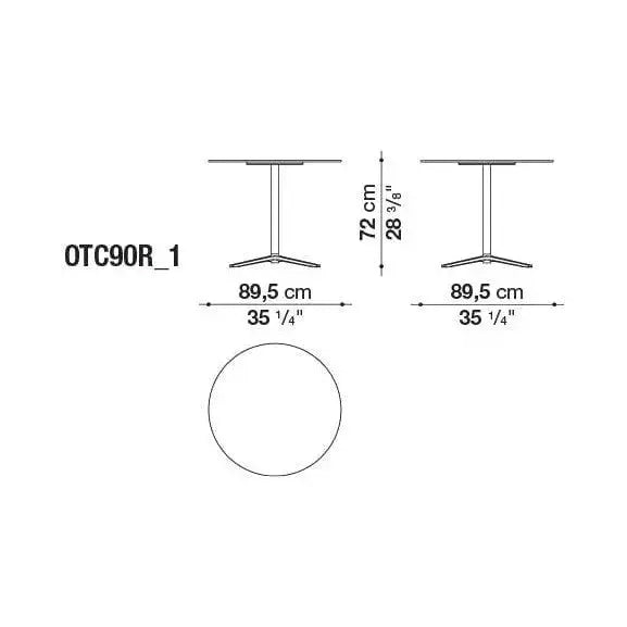 Cosmos Outdoor Small Table | B&B Italia | JANGEORGe Interior Design