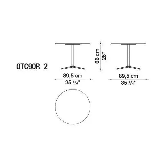 Cosmos Outdoor Small Table | B&B Italia | JANGEORGe Interior Design