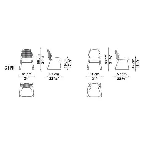 Crinoline Chair | B&B Italia | JANGEORGe Interior Design