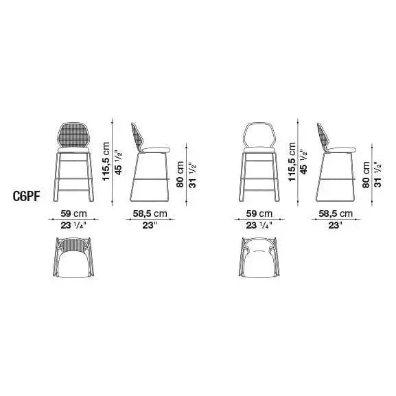 Crinoline Chair | B&B Italia | JANGEORGe Interior Design