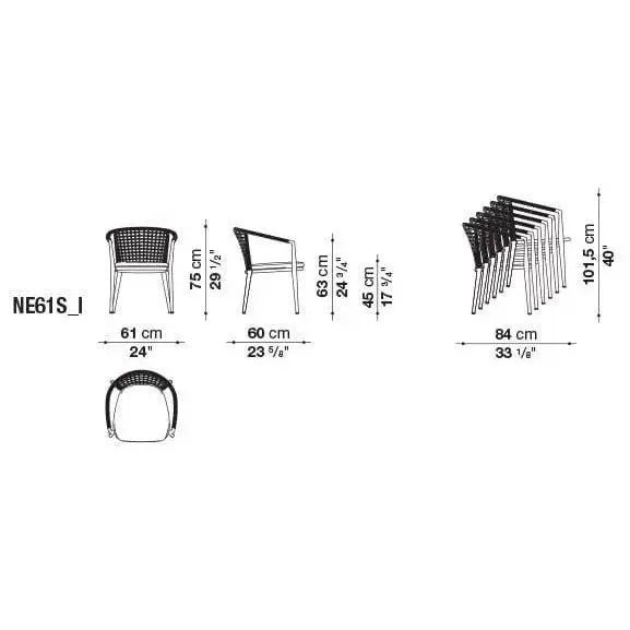 Erica '19 Chair | B&B Italia | JANGEORGe Interior Design