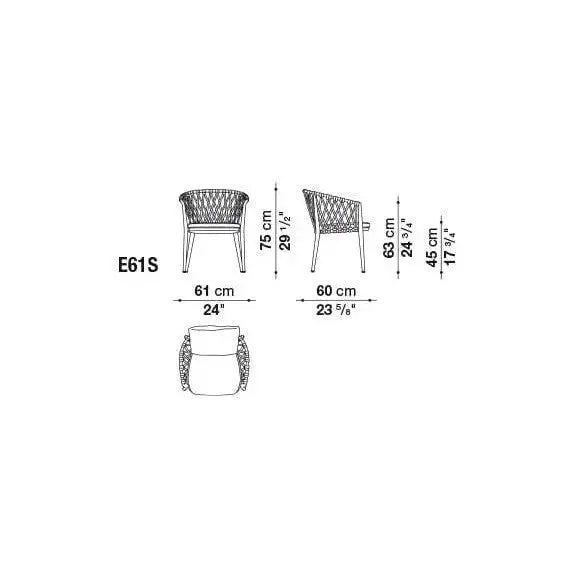 Erica Chair | B&B Italia | JANGEORGe Interior Design