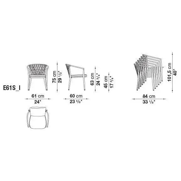 Erica Chair | B&B Italia | JANGEORGe Interior Design