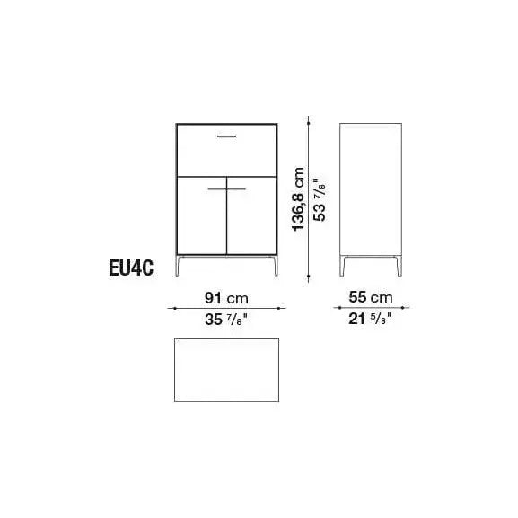 Eucalipto Storage Unit | B&B Italia | JANGEORGe Interior Design