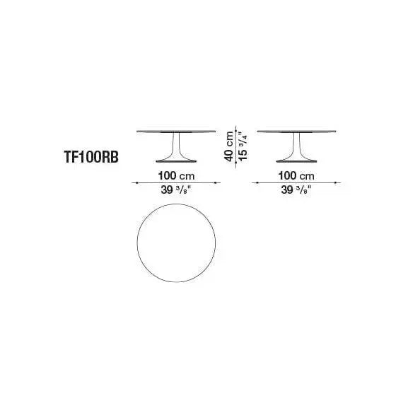 Fiore Small Table | B&B Italia | JANGEORGe Interior Design
