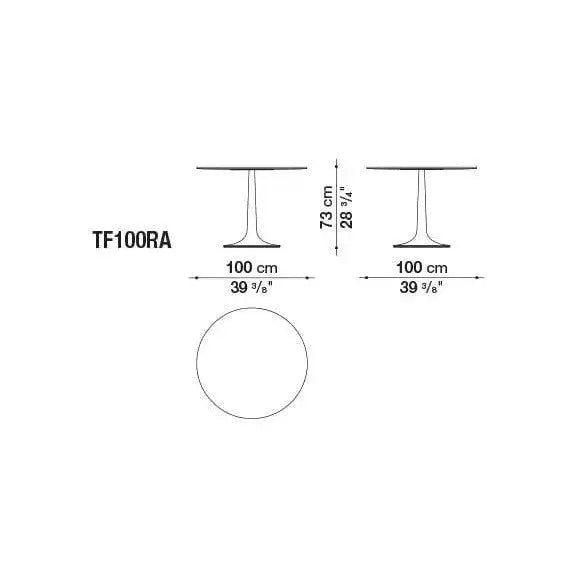 Fiore Table | B&B Italia | JANGEORGe Interior Design