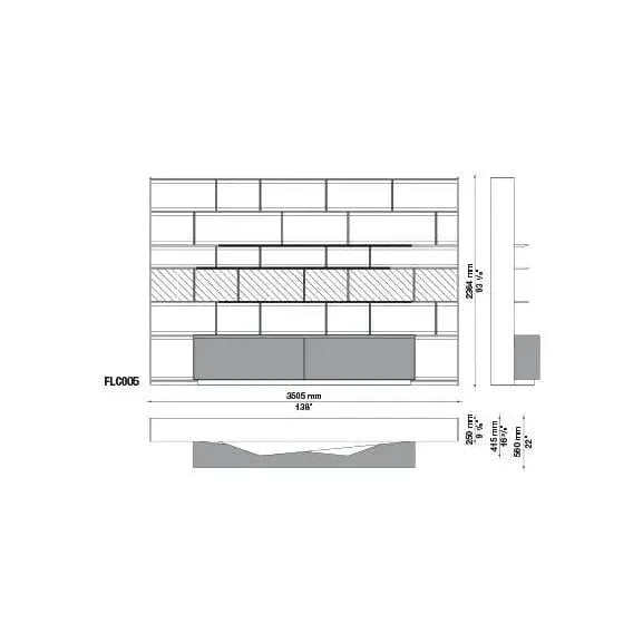 Flat.C Wall System | B&B Italia | JANGEORGe Interior Design